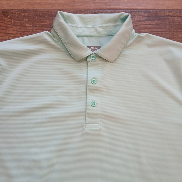 Callaway Opti-Dri Polo Mens Green Extra Large Golf Performance Jersey‎ Stretch - Picture 1 of 11
